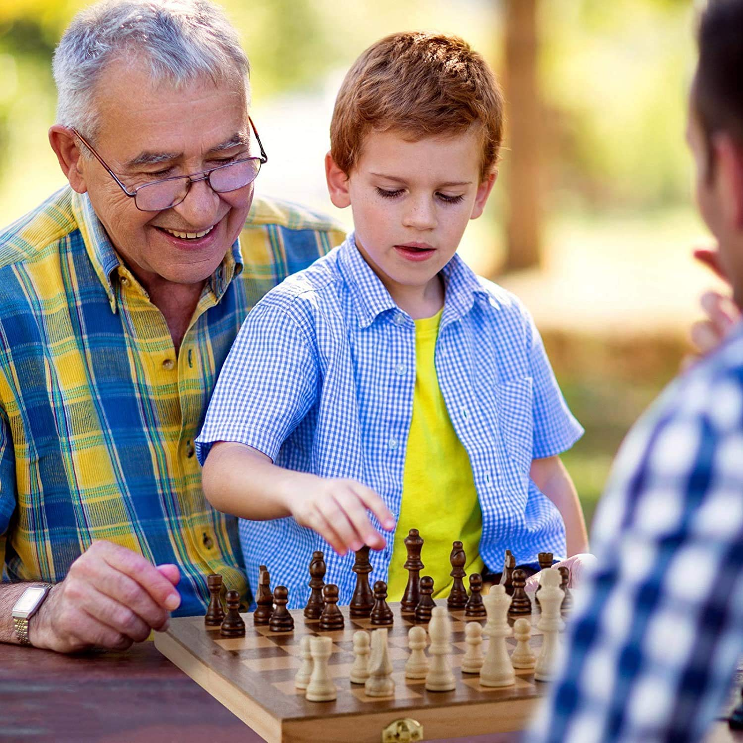 wooden chess