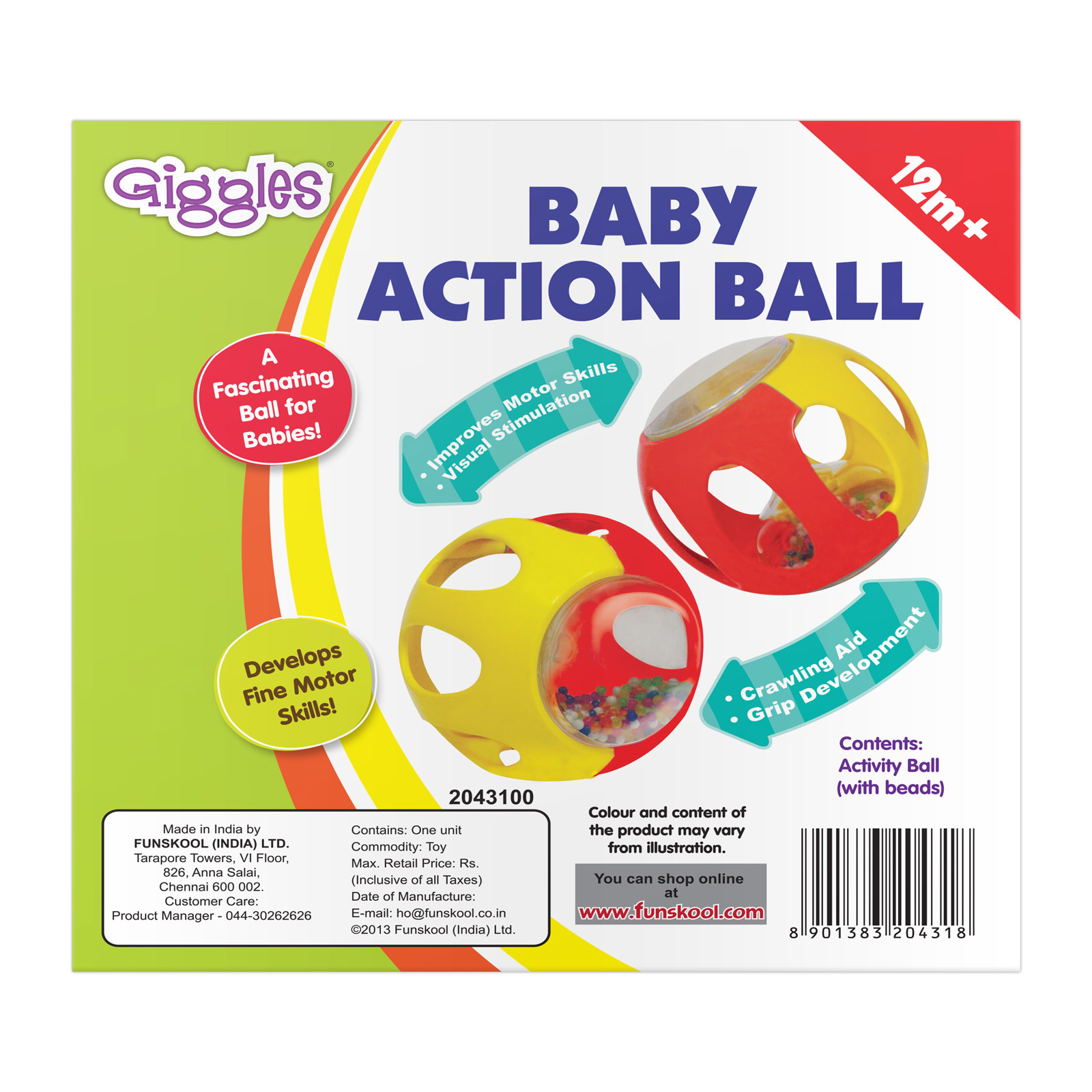 Funskool Giggles Baby Action Ball