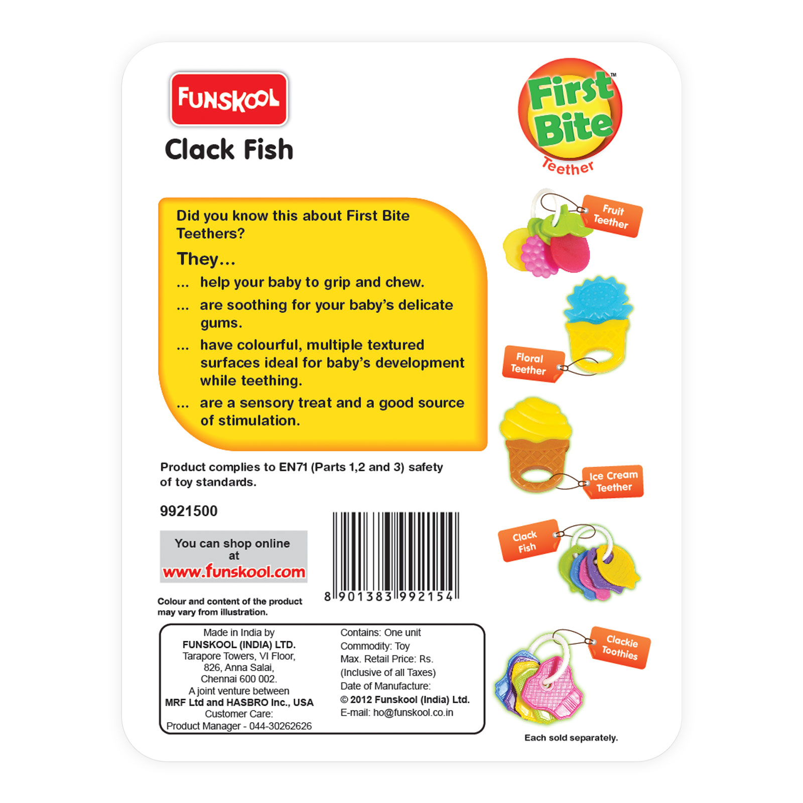 Funskool Giggles Clack Fish