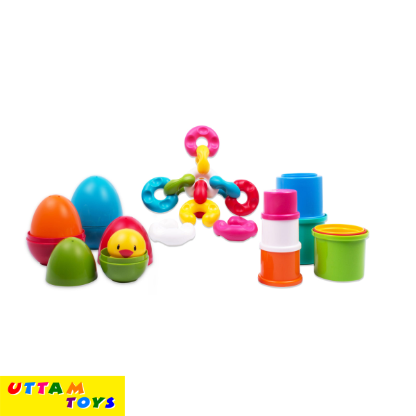 Funskool Giggles Link Stack N Nest Toy Set