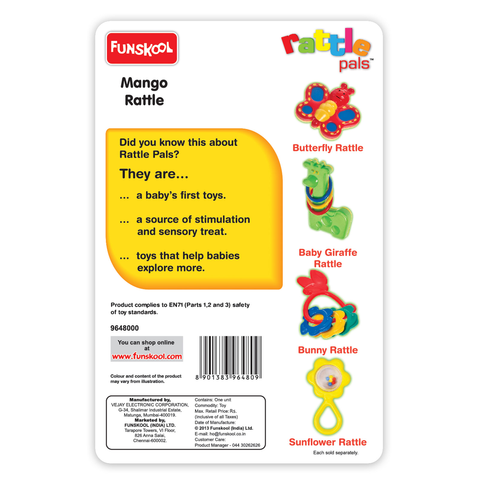 Funskool Giggles Mango Rattle