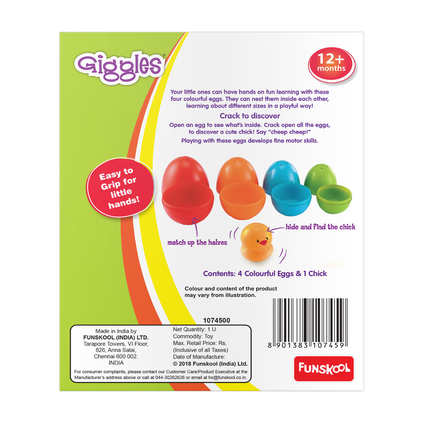 Funskool Giggles Nesting Eggs