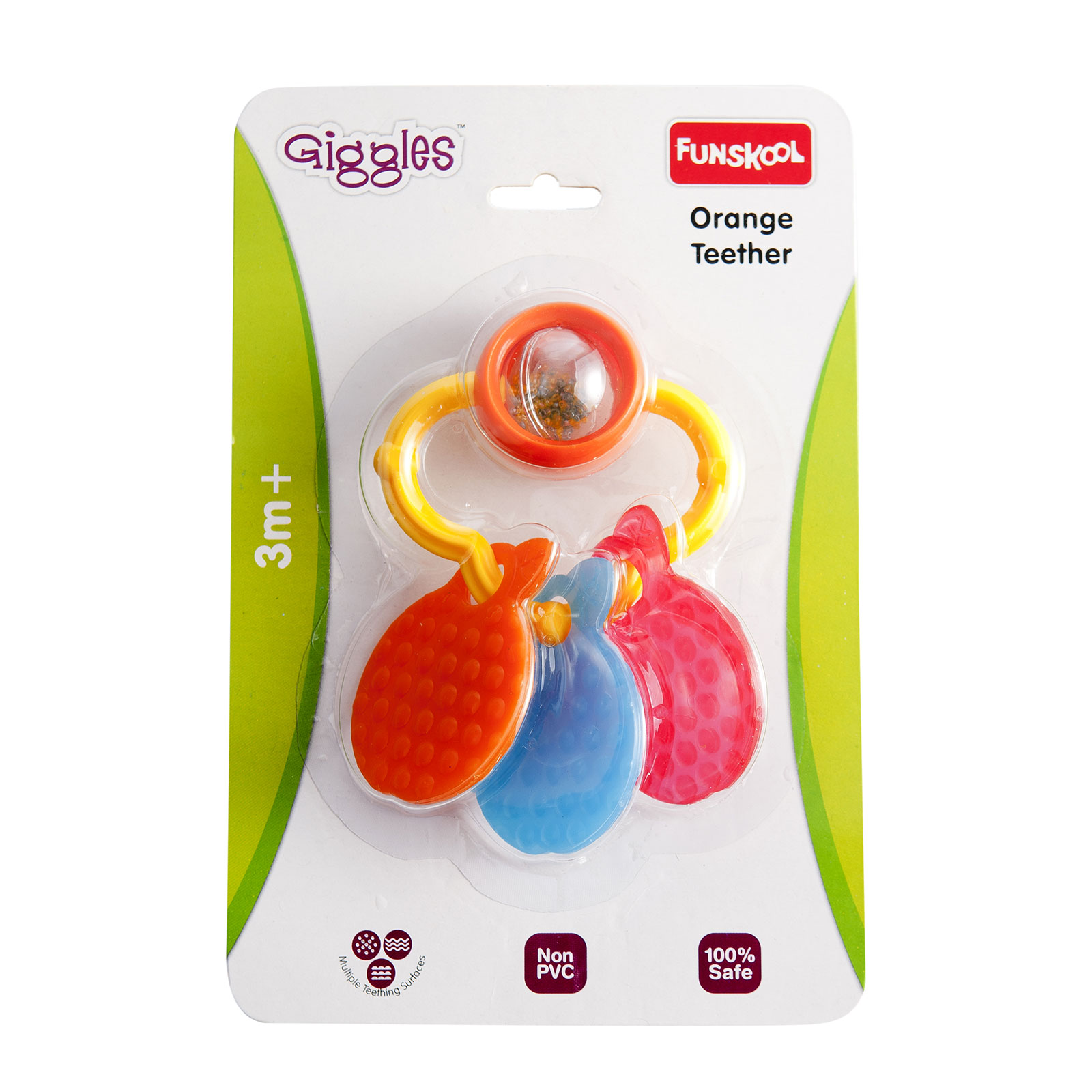 Funskool Giggles Orange Teether