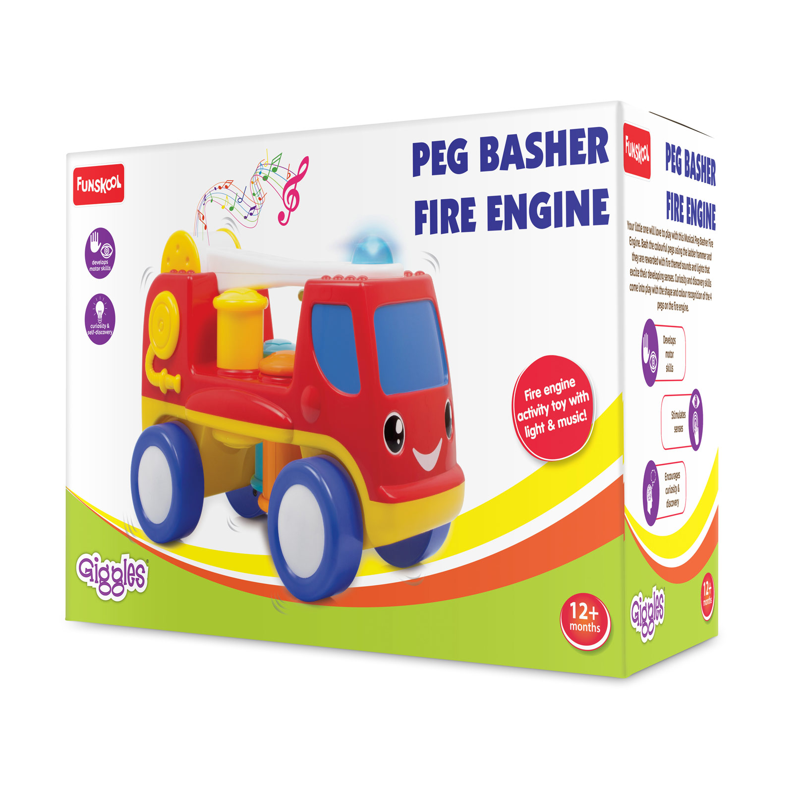 Funskool Giggles Peg Basher Engine