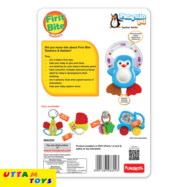 Funskool Giggles Penguin Pal Teether Rattle