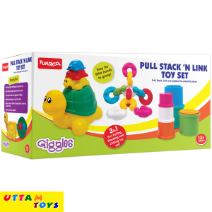 Funskool Giggles Pull Stack 'N Link Toy Set