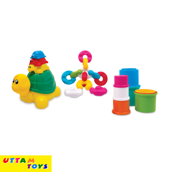 Funskool Giggles Pull Stack 'N Link Toy Set