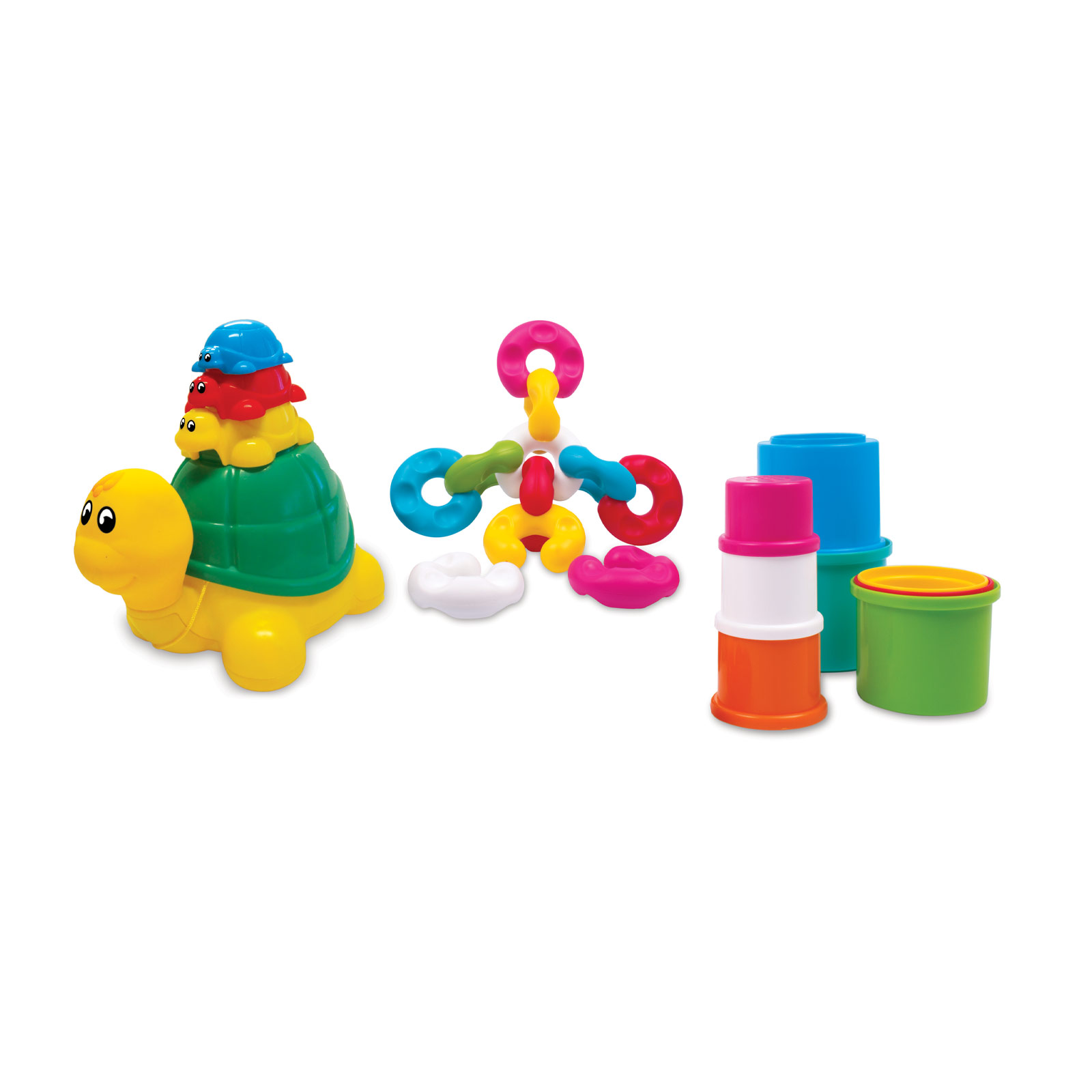 Funskool Giggles Pull Stack 'N Link Toy Set