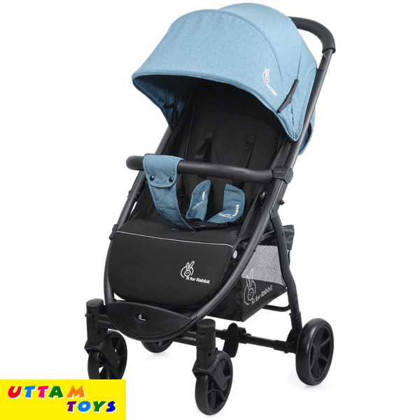 R for Rabbit Falcon Flight Stroller - Easy to Carry & Store, Multi Position Recline, Basket, Rear Brake