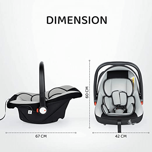 R for Rabbit Picaboo 4 in 1 Multipurpose Baby Carry Cot Cum Car Seat, Colorful