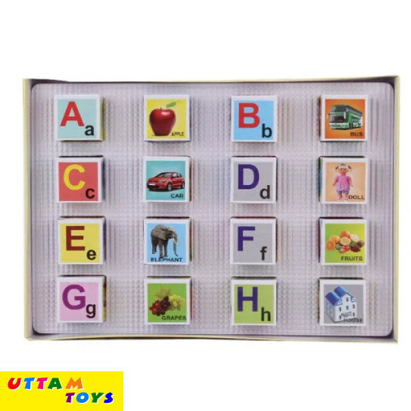 Toyenjoy Multicolor Alphabet Blocks Mini