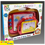 Art Fun Magic 2 in 1 Draw & Write Board Easy Fun Colorful Kids Drawing Writing Board with Bracket