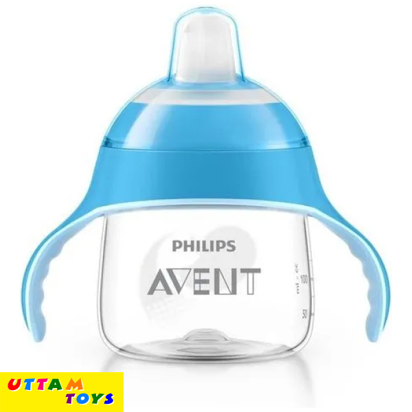 Philips Avent Premium Spout Cup White and Light Blue Sipper Bottle 200 ML