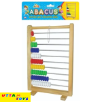 Awals Abacus Counting Frame Wooden 55 Beads with 10 Wire