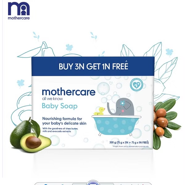 Mothercare All We Know Baby Soap 75g (Buy 3 Get 1 Free)