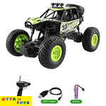 Uttam Toys Remote Control Rock Crawler Four Wheel Drive 1:20 Plastic Alloy Body Rock Climber High Speed Monster Racing Car