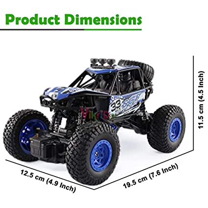 Uttam Toys Remote Control Rock Crawler Four Wheel Drive 1:20 Plastic Alloy Body Rock Climber High Speed Monster Racing Car