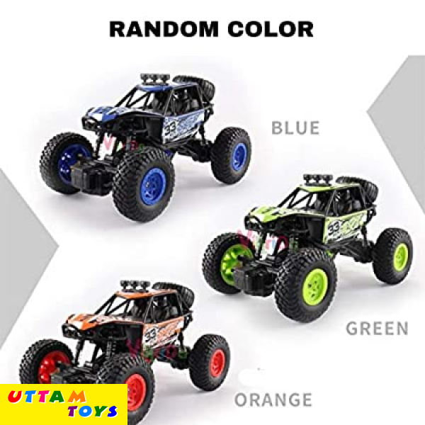 Uttam Toys Remote Control Rock Crawler Four Wheel Drive 1:20 Plastic Alloy Body Rock Climber High Speed Monster Racing Car