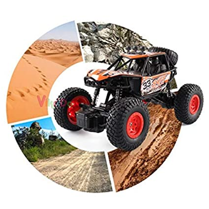 Uttam Toys Remote Control Rock Crawler Four Wheel Drive 1:20 Plastic Alloy Body Rock Climber High Speed Monster Racing Car