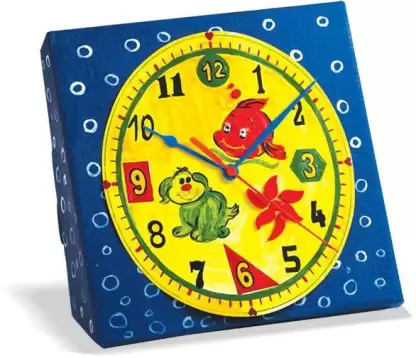 ToyKraft Create A Real Clock (Multicolor)