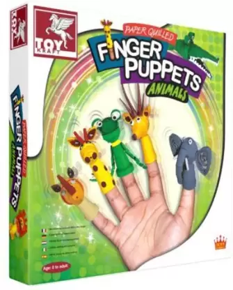 ToyKraft Paper Quality Finger Puppets Animals