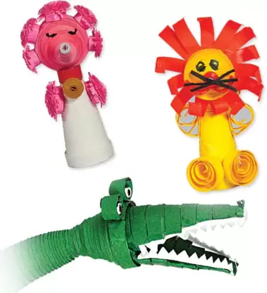 ToyKraft Paper Quality Finger Puppets Animals