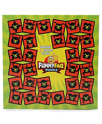 Ratnas Funny Face Cubes Puzzle to Imagine, Create & Enjoy