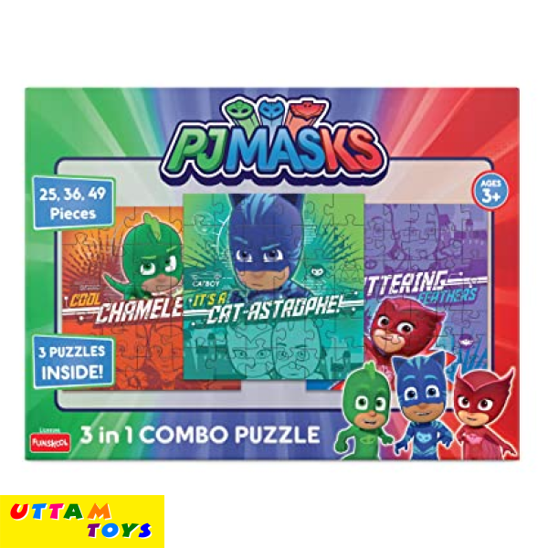 Funskool Pj Masks 3 in 1 Combo Puzzle