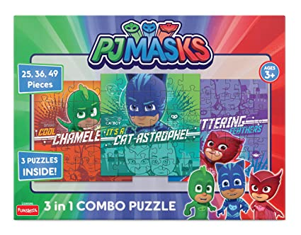 Funskool Pj Masks 3 in 1 Combo Puzzle