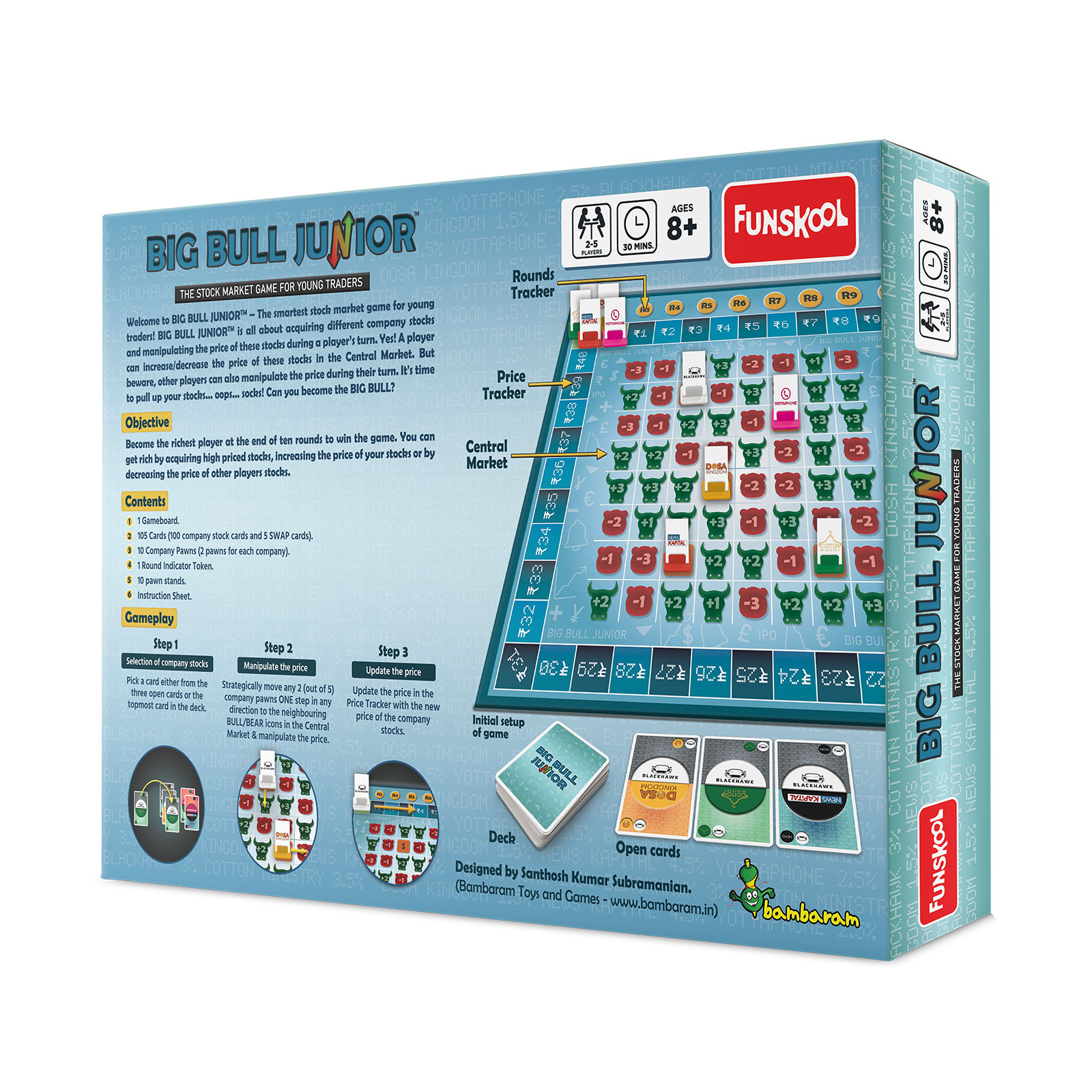 Funskool Big Bull Junior The Stock market Game