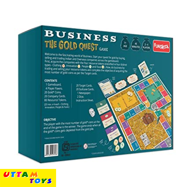 Funskool Games - Business Game (The Gold Quest), Multiplayer Strategy Game