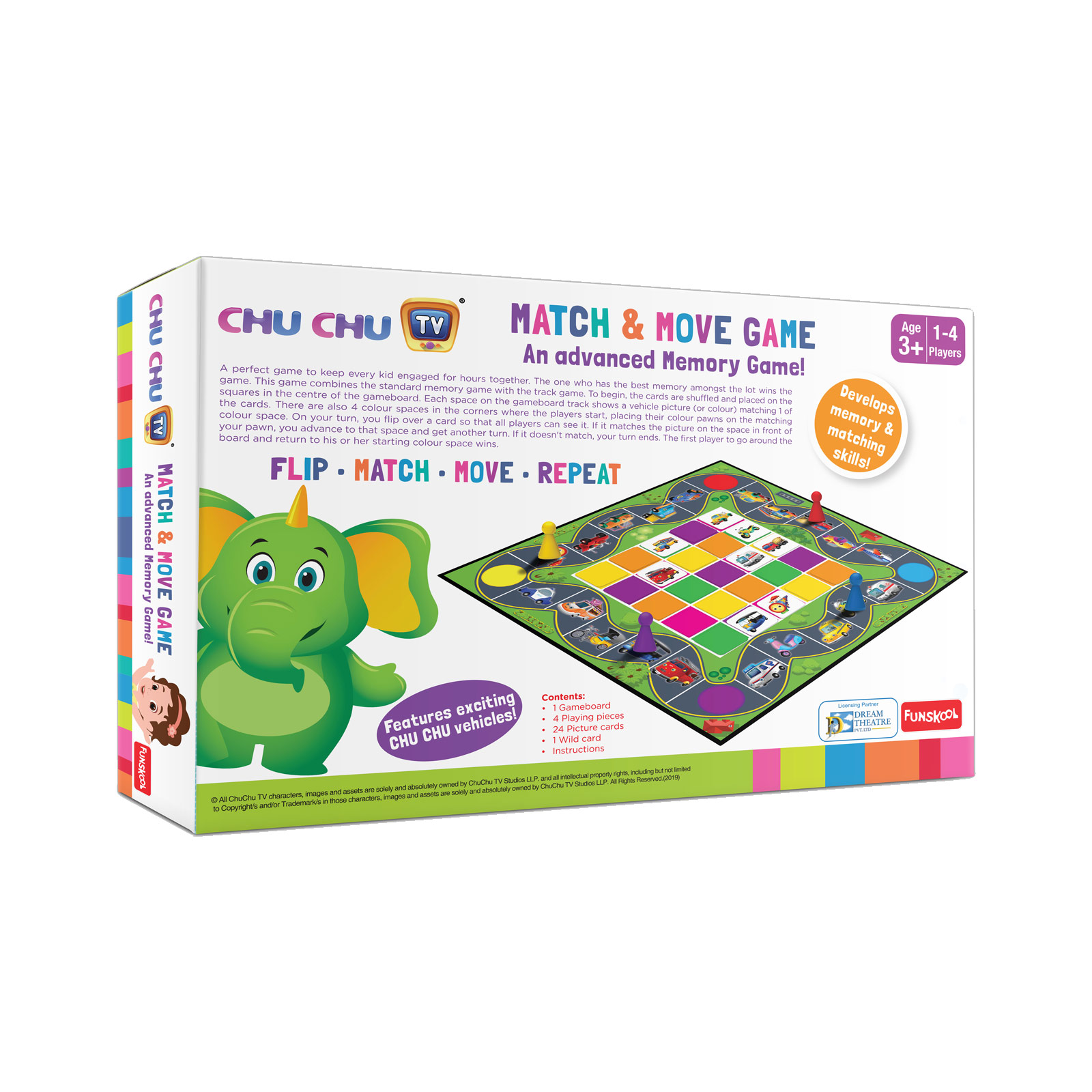 Funskool CHU CHU Match & Move Game