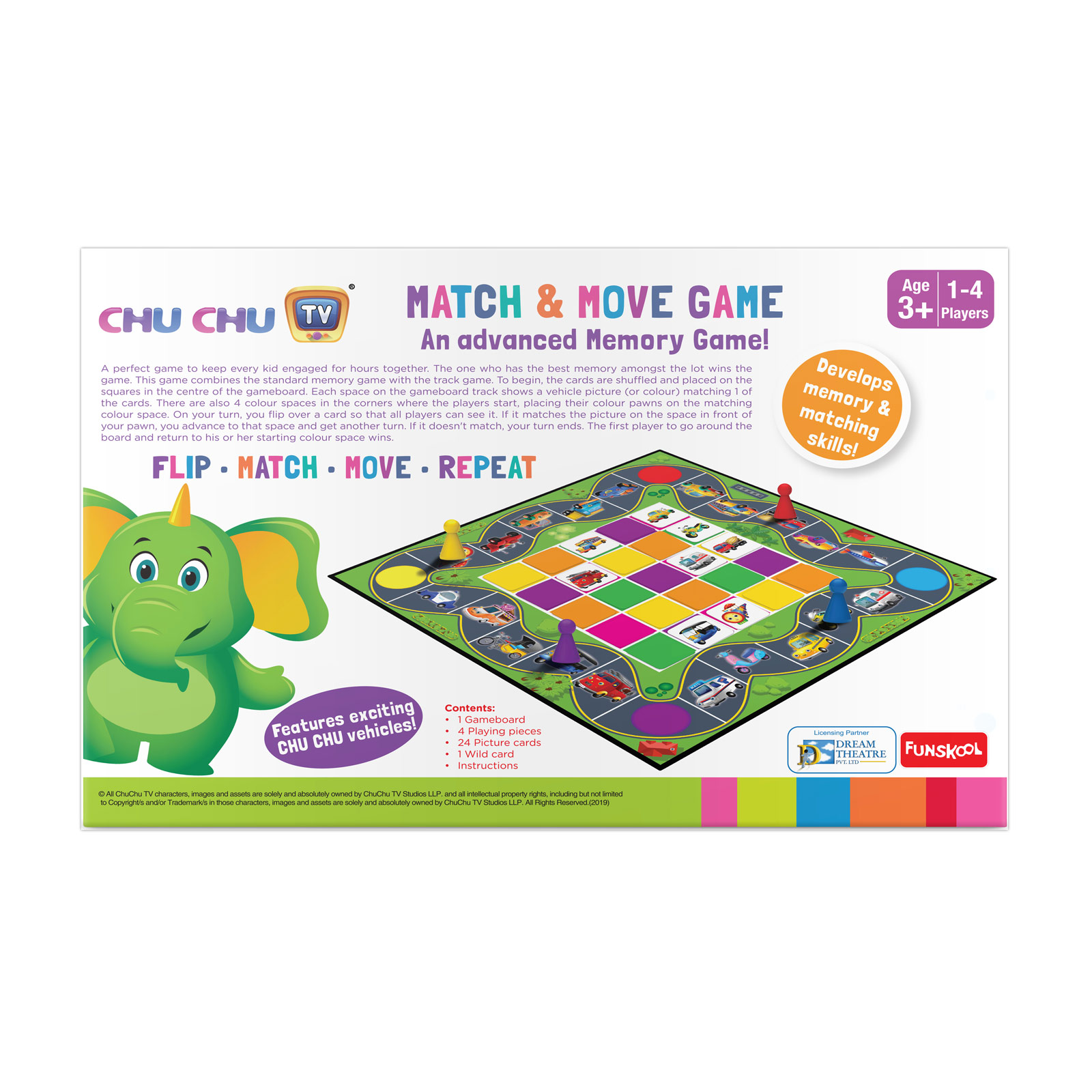 Funskool CHU CHU Match & Move Game