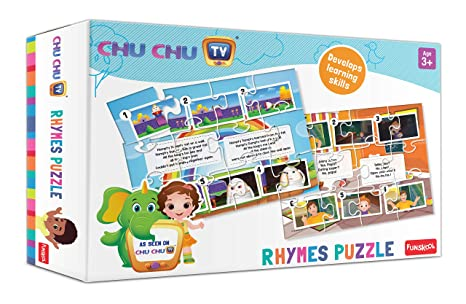 Buy Funskool Chu Chu Tv - Rhymes Puzzle - Uttam Toys