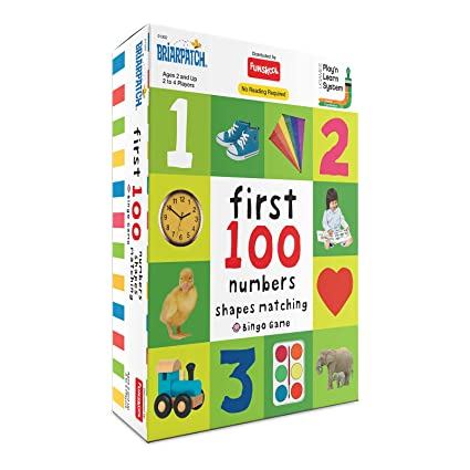 Funskool Games - First 100 Numbers Shapes Matching Bingo Game