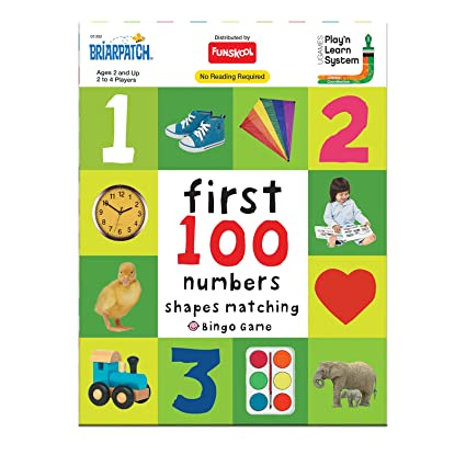 Funskool Games - First 100 Numbers Shapes Matching Bingo Game