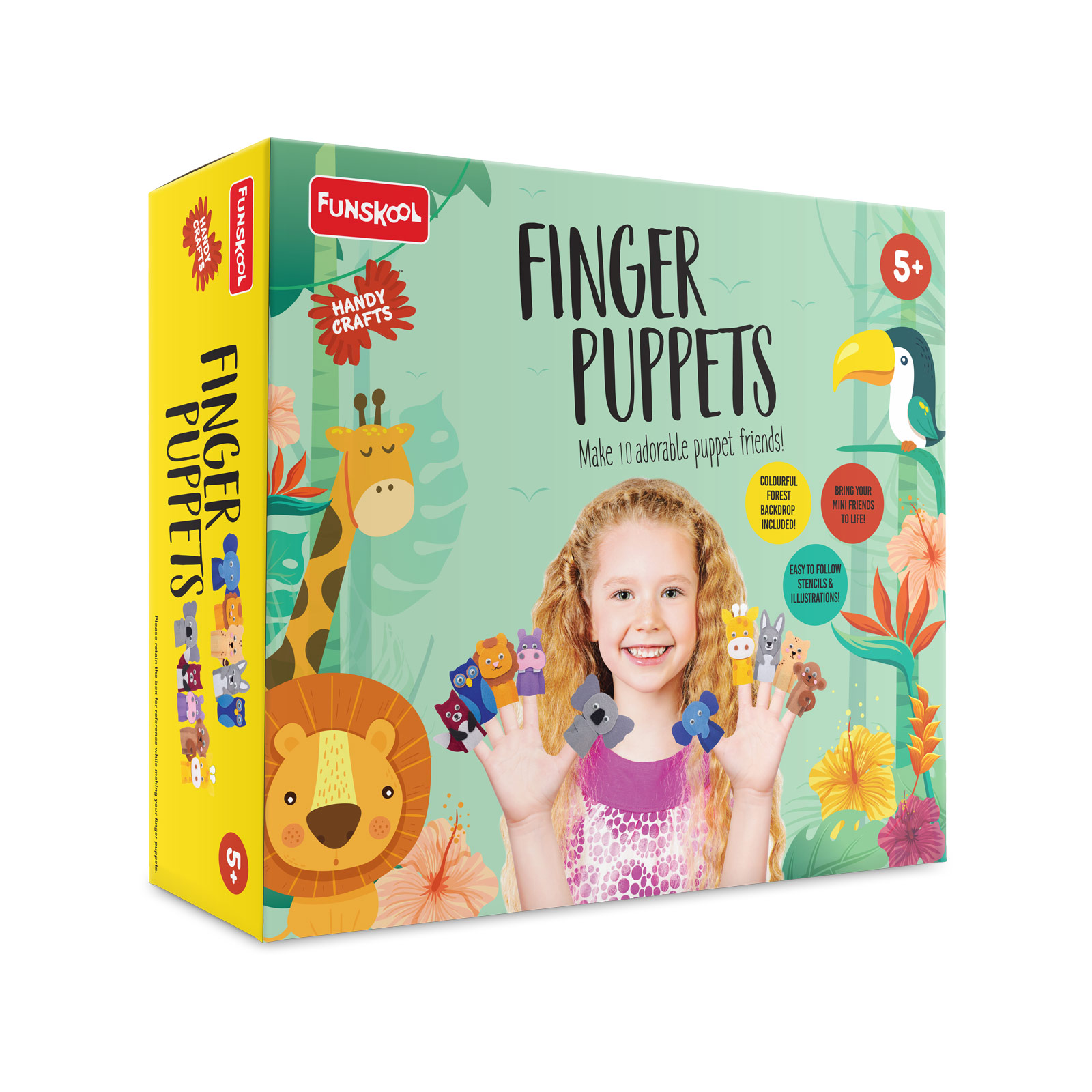 Funskool Handy Crafts Finger Puppets