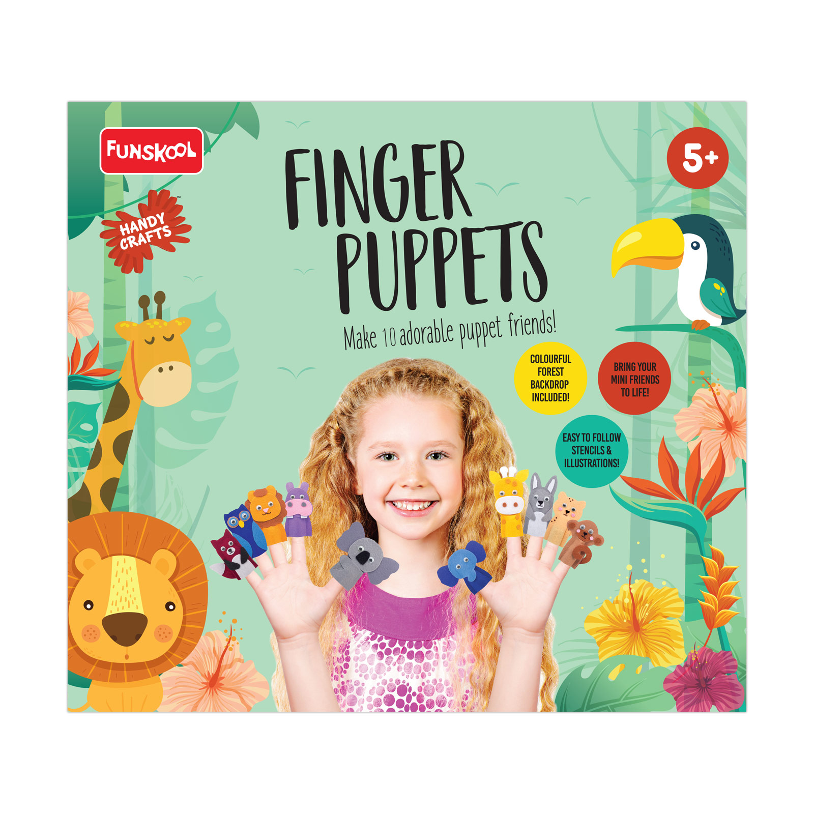 Funskool Handy Crafts Finger Puppets