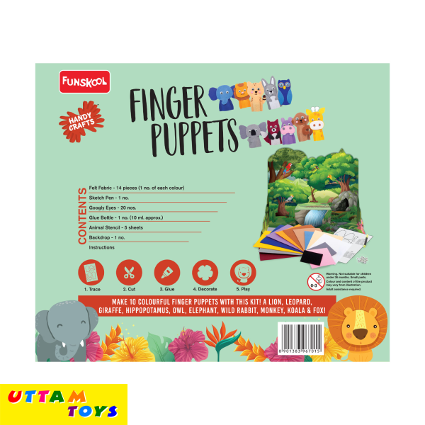 Funskool Handy Crafts Finger Puppets