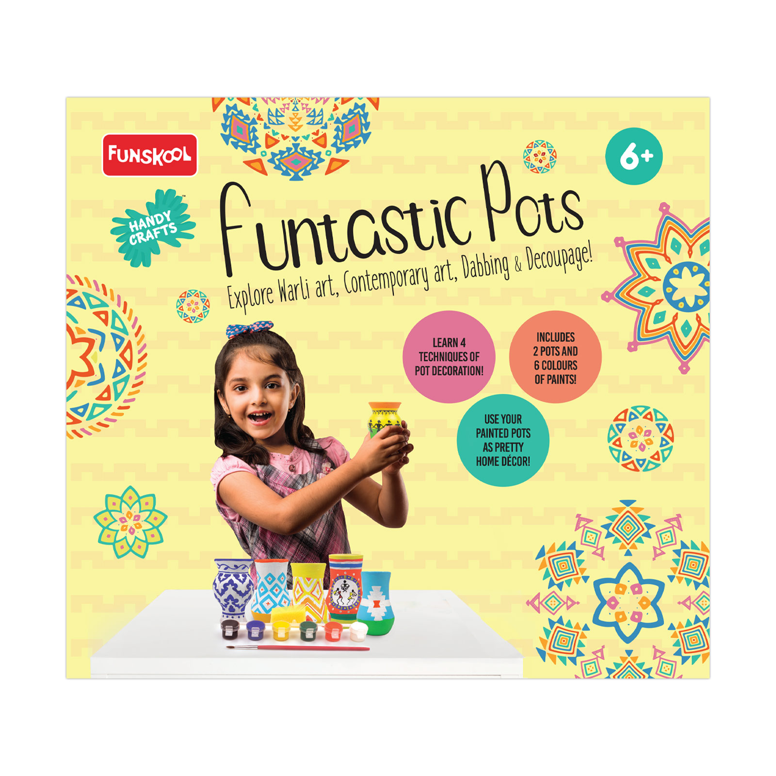 Funskool Handy Crafts Funtastic Pots