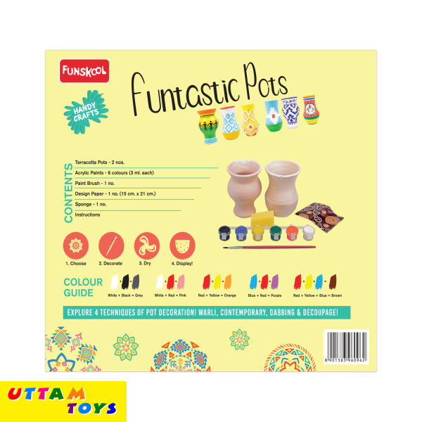 Funskool Handy Crafts Funtastic Pots