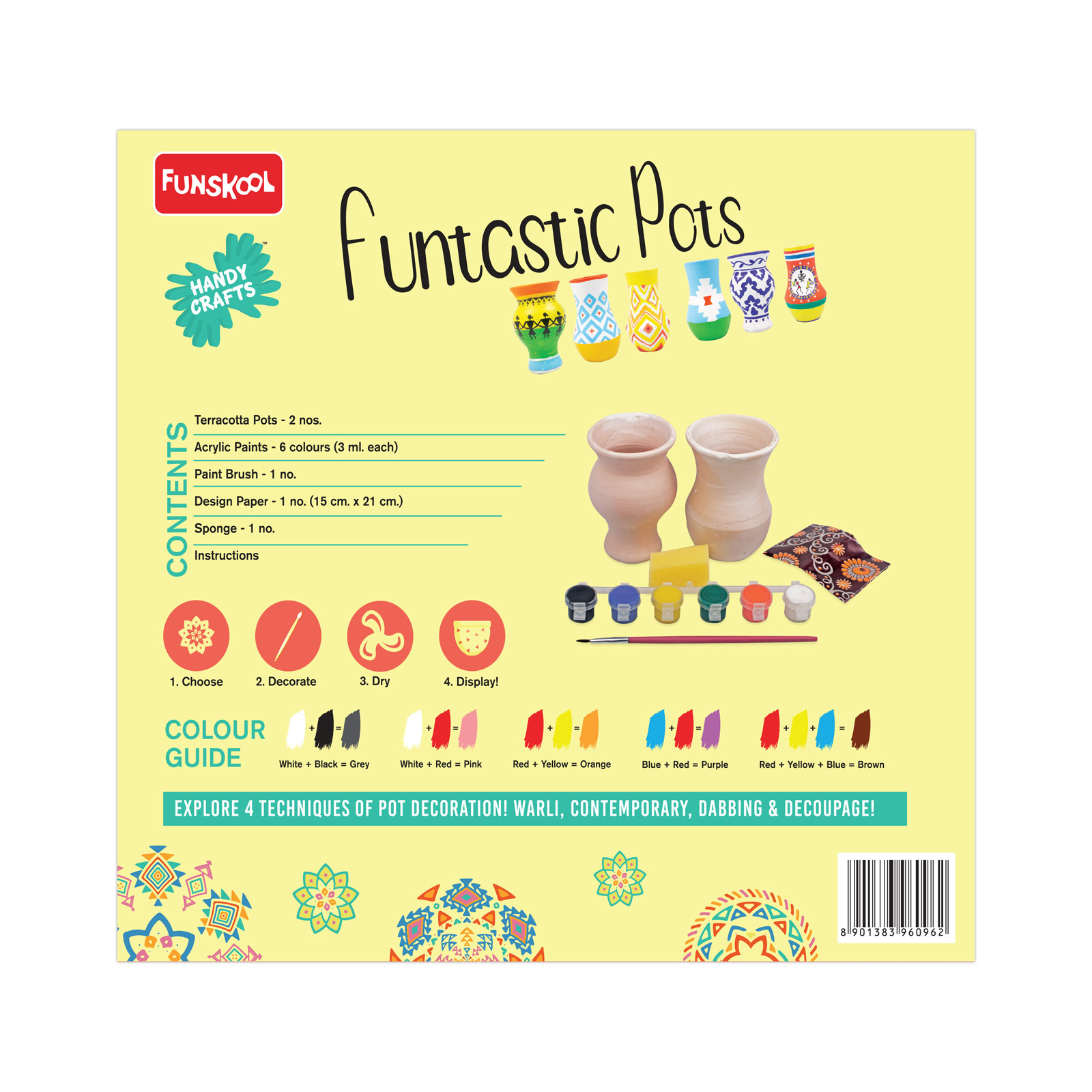 Funskool Handy Crafts Funtastic Pots