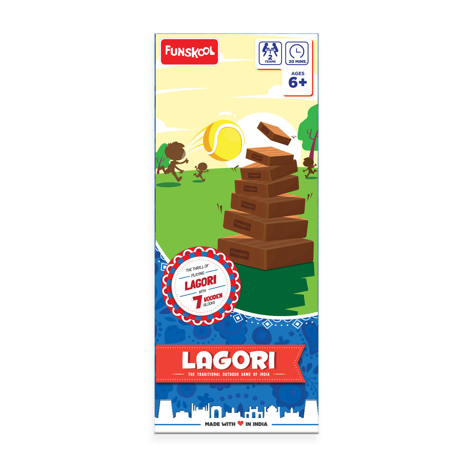 Funskool Lagori The Traditional Outdoor Games of India