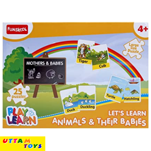 Funskool Let's Learn Animals & their Babies Puzzle