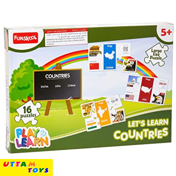 Funskool Let's Learn Countries Puzzle