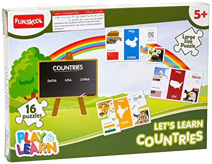 Funskool Let's Learn Countries Puzzle