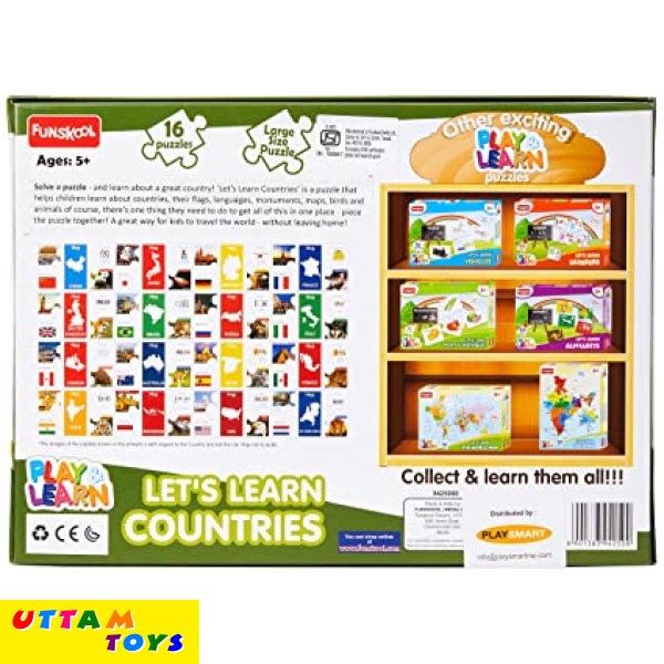 Funskool Let's Learn Countries Puzzle