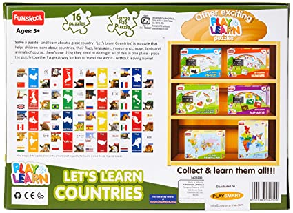 Funskool Let's Learn Countries Puzzle