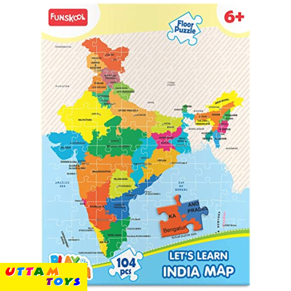 Funskool Let's Learn India Map Puzzle