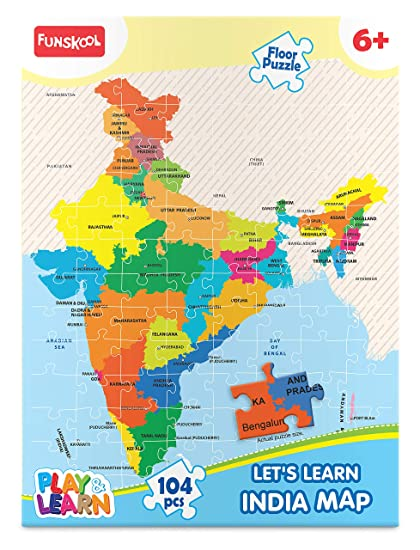 Funskool Let's Learn India Map Puzzle